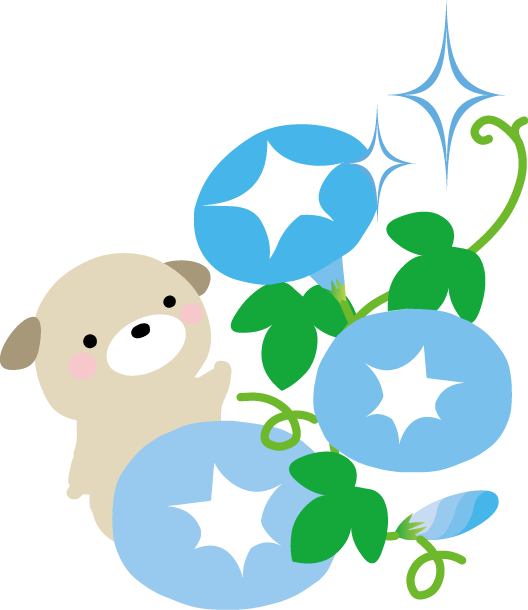 2階　7月の貼り絵