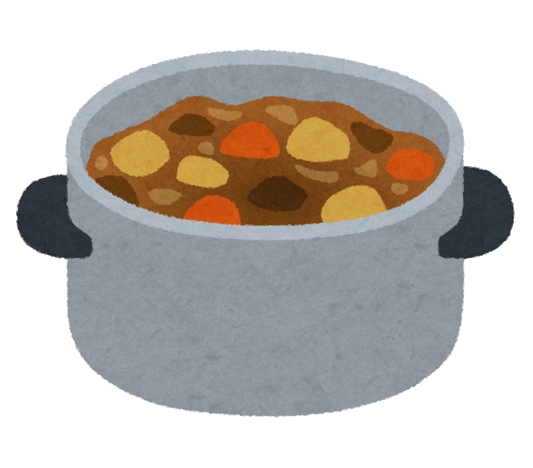 3階　カレー配膳