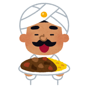 2階　カレー配膳