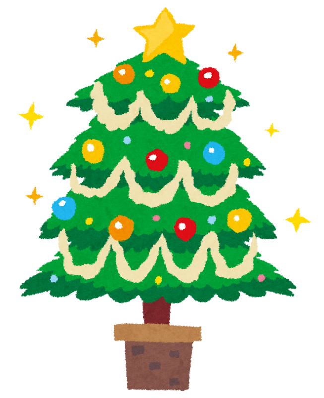 2階　12月の貼り絵